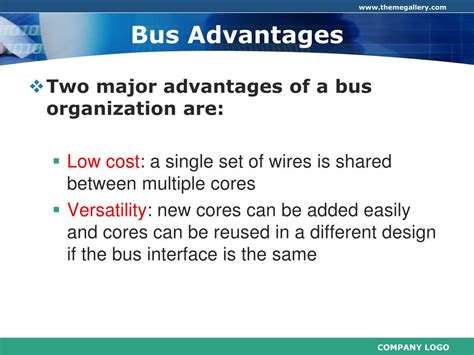 Bus Advantages