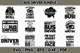 Download Bus Driver Bundle - 12 Designs DXF Files