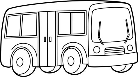 Bus Kleurplaat