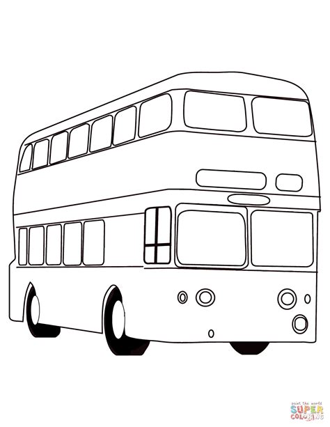 Bus Printable Coloring Pages