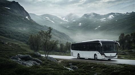 Bus Ride Norway Landscape