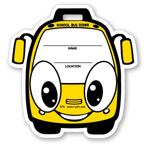 Bus Tags Printable