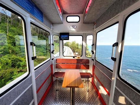 Busan Beach Train interior