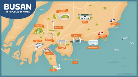 Busan Tour Map