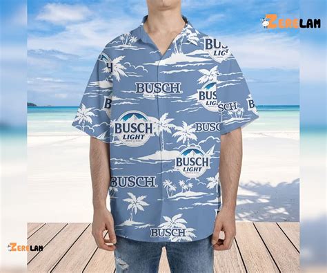 Busch Light Hawaiian Shirt