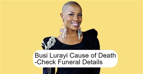 Busi Lurayi Death Reason