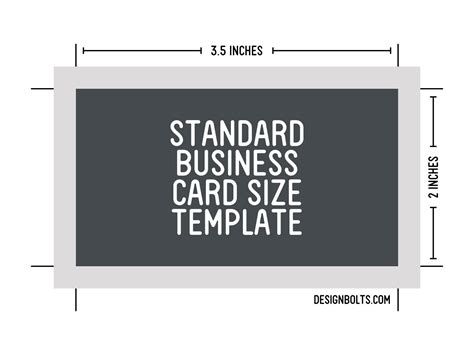 Business Card Size Photoshop Template