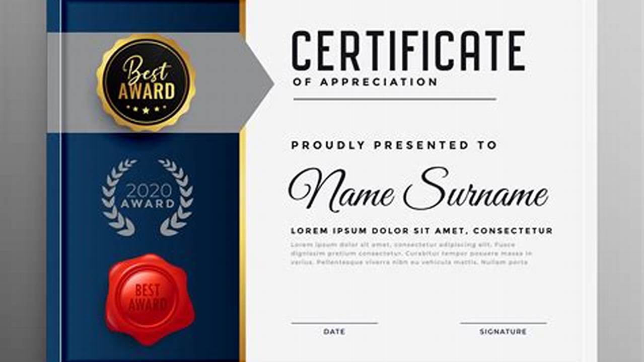 Business Certificate Of Appreciation Template To Express Your Gratitude