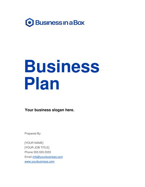Business In A Box Templates