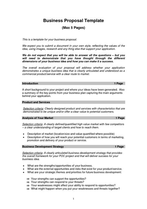 Proposal Template Business Proposal Format Pdf Why It Is Not The Best