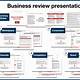 Business Review Template Free