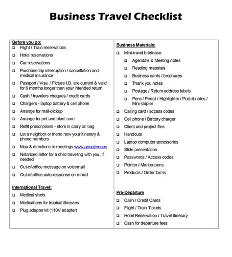 The Ultimate Travel Checklist