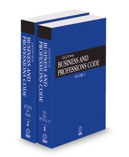 Business And Professions Code Ca