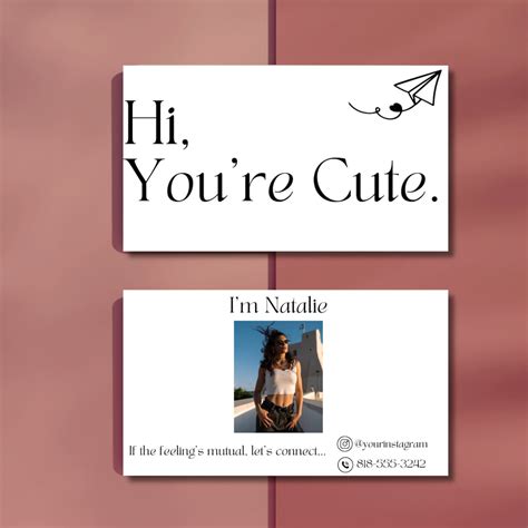 Business Cards For Dating