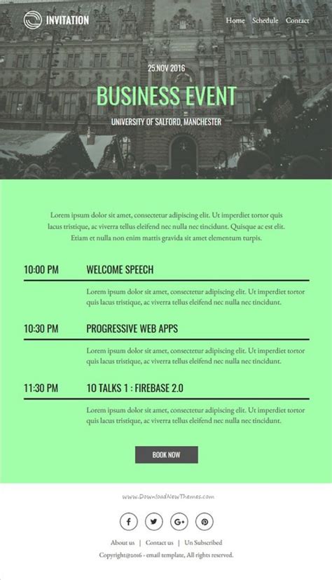 Best 15+ Event Invitation Email Templates and Examples GetResponse