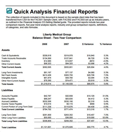 14+ Financial Analysis Templates AI, PSD, Google Docs, Apple Pages
