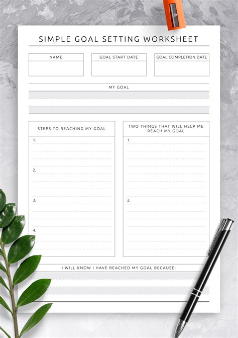 Reach Your Business Goals with This Comprehensive Planning Worksheet!