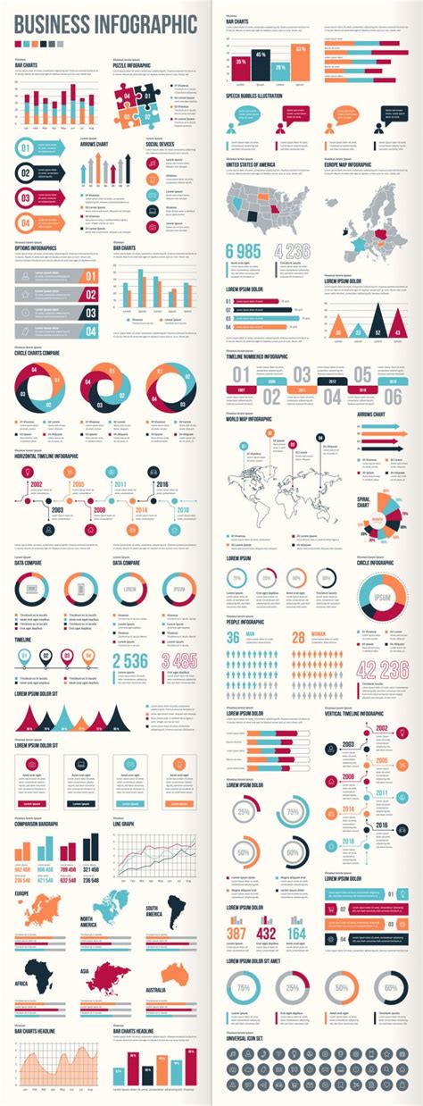 Business Infographic Set for Adobe Illustrator