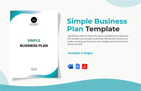 Business Plan Template For Pages