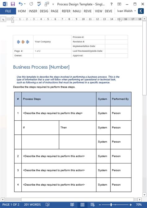 Free Process Document Templates Smartsheet (2022)