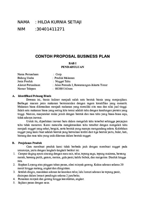 Business Proposal Indonesia