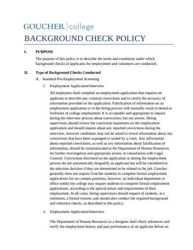 Business plan background check