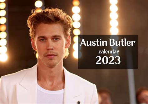 Austin Butler Unofficial A3 Calendar 2023