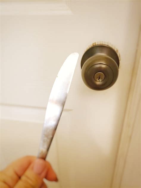 Butter Knife To Open Door