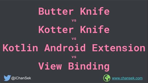 Butter Knife Vs Data Binding