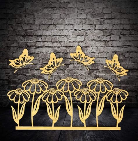 Download Butterflies and Flowers Files DXF Files