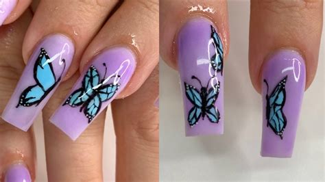 Butterfly Drawing On Nails: A Step-By-Step Tutorial