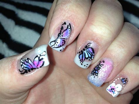 Butterfly Nails Half And Half: The Latest Trend In Nail Art