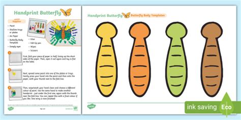 Butterfly Body Template