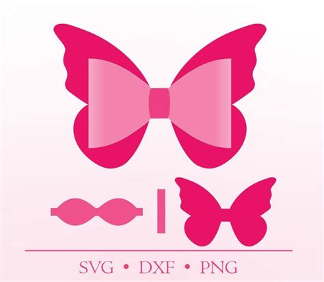 Download Butterfly Bow | Scalloped Bow For Crafts