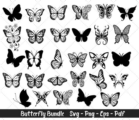 Download Butterfly Bundle Cricut SVG