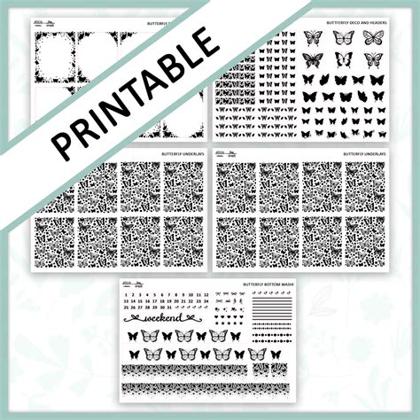 Download Butterfly Bundle Printable