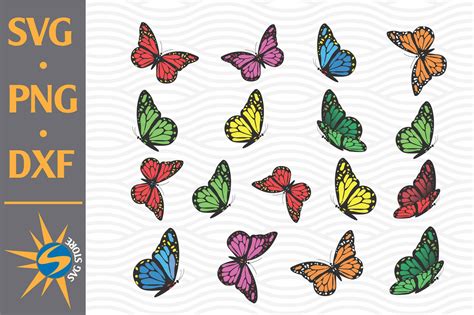Download Butterfly Color DXF Files
