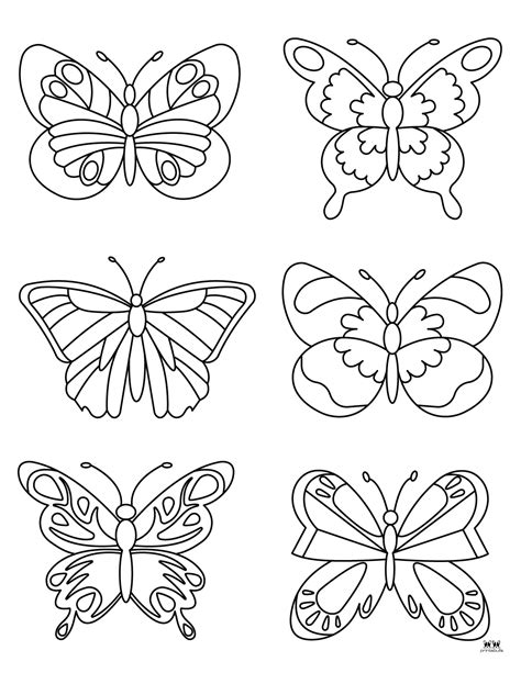 Butterfly Coloring Pages Printable