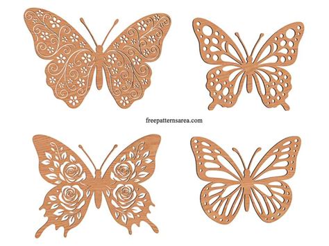 Download Butterfly Commercial Use DXF Files