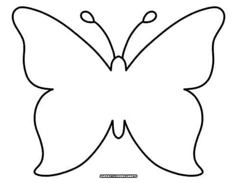 Butterfly Cut Out Template