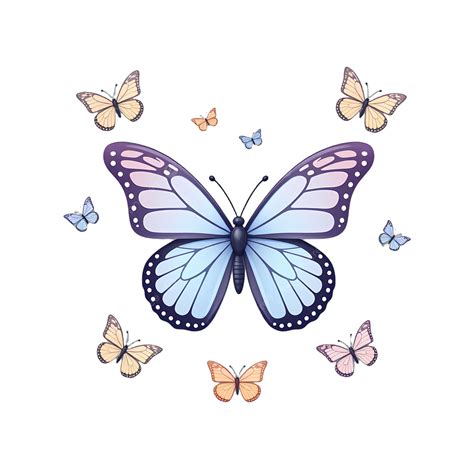 Download Butterfly Flying Commercial Use Free PSD Mockups