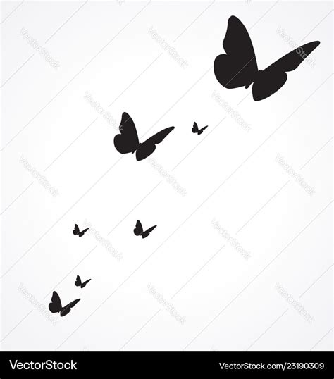 Download Butterfly Flying Silhouette