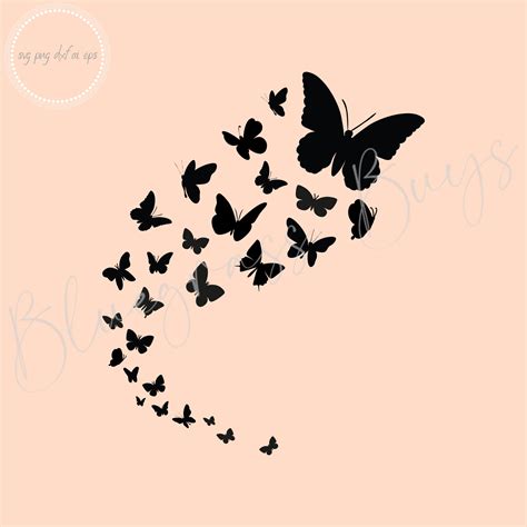 Download Butterfly Flying Silhouette For Crafts