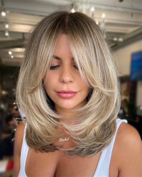 Butterfly Haircut with Bangs