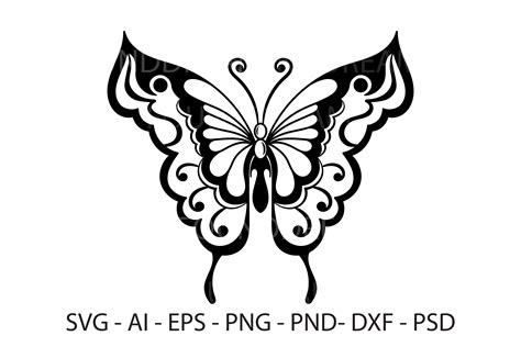 Download Butterfly Head SVG File - SVG Design Files