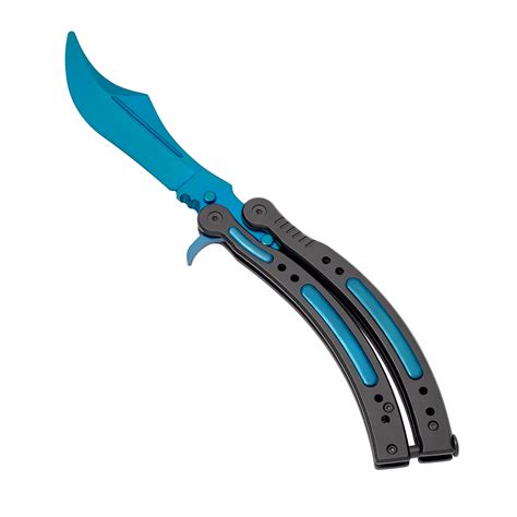 Butterfly Knife Blue Steel Ft
