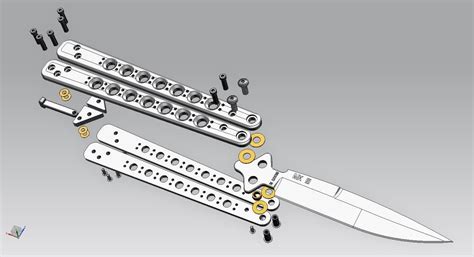 Butterfly Knife Dimensions