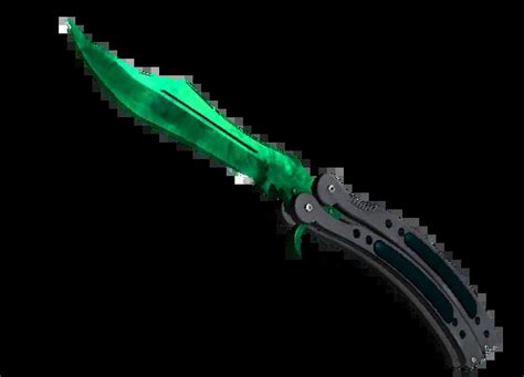 Butterfly Knife Emerald