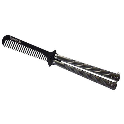 Butterfly Knife Hair Comb
