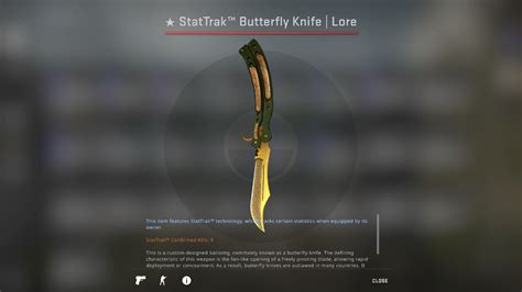 Butterfly Knife Lore